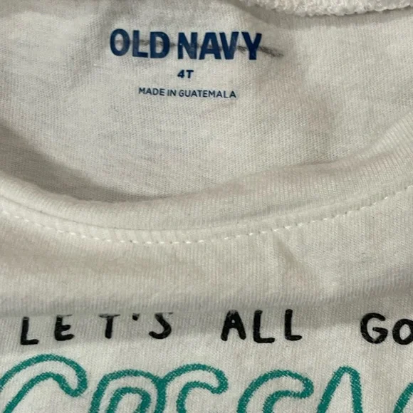 Old Navy Go Green Tee size 4T - Picture 4 of 5